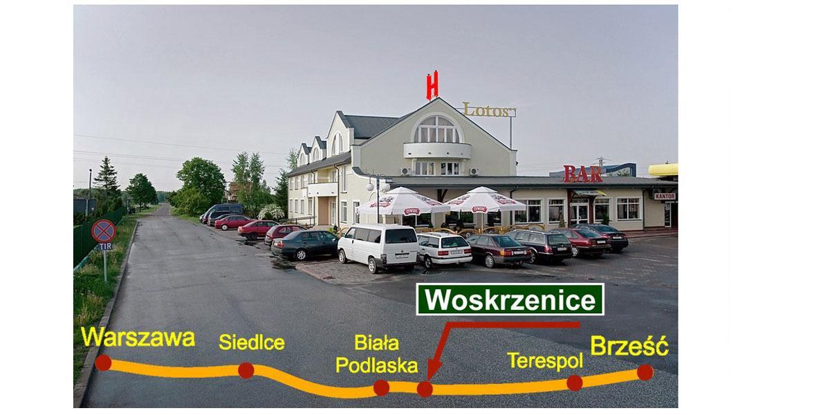 Hotel Lotos Woskrzenice Duze Ngoại thất bức ảnh